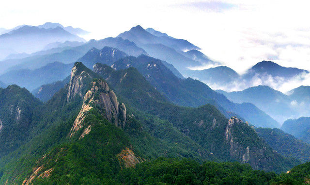 国庆江西生态游,寄情山水间,德兴大茅山风景区游玩攻略