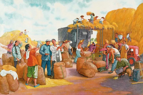 美术印记70年都在画丰收关良钱松喦王盛烈还是大不相同