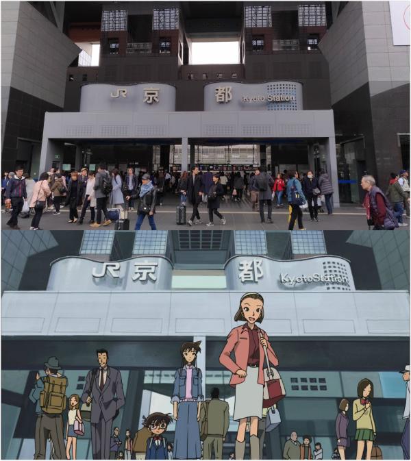 动漫与旅游的结合 名侦探柯南 电影中的大都市实景 大阪城天守阁 通天阁 大阪 新浪新闻