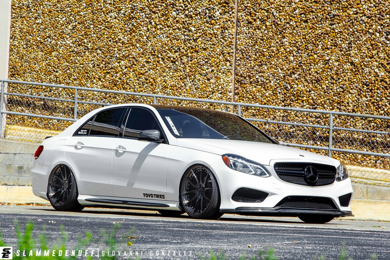 豪华与运动的结合体 奔驰e350改装案例