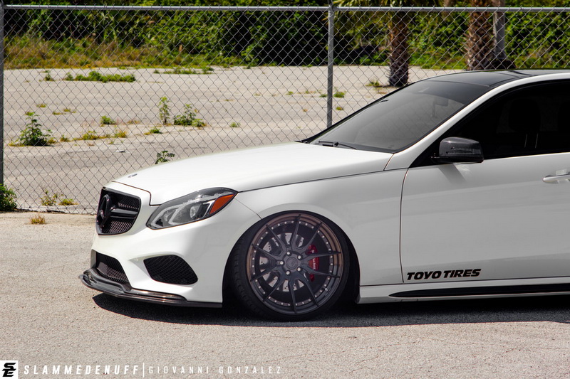 豪华与运动的结合体 奔驰e350改装案例