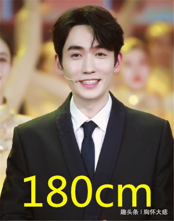 当红男星的真实身高肖战最高王一博180cm罗云熙呢