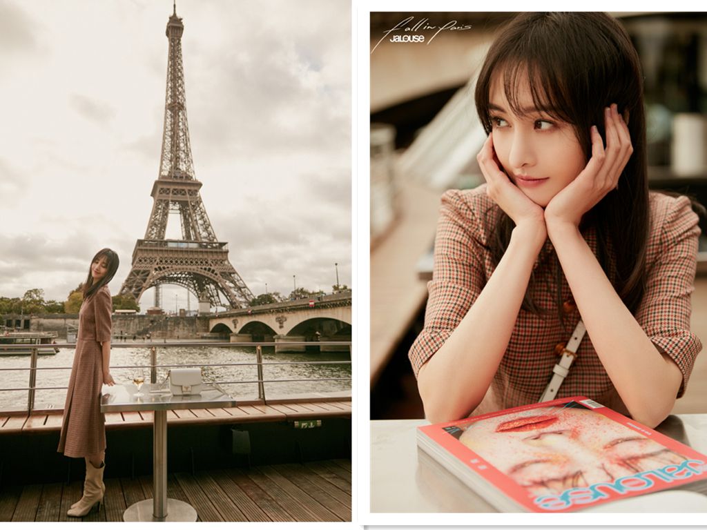 郑爽的巴黎之行亮了从低调造型到放大招这个时装周被她美到了