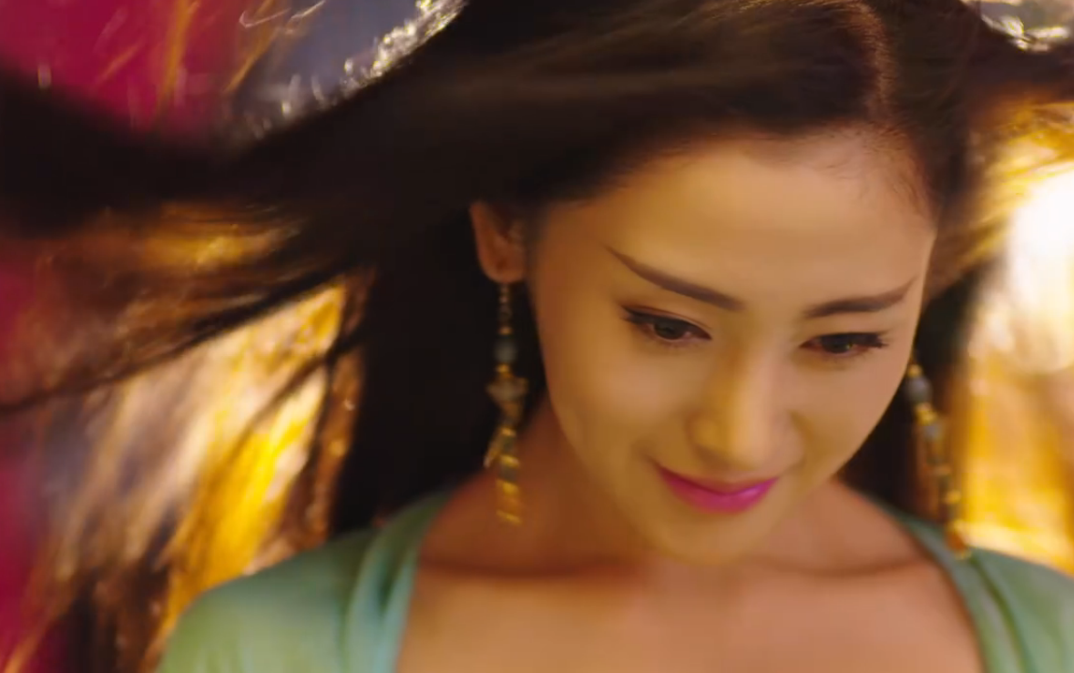 张天爱cos貂蝉太妩媚像从动漫中走出来有太子妃既视感