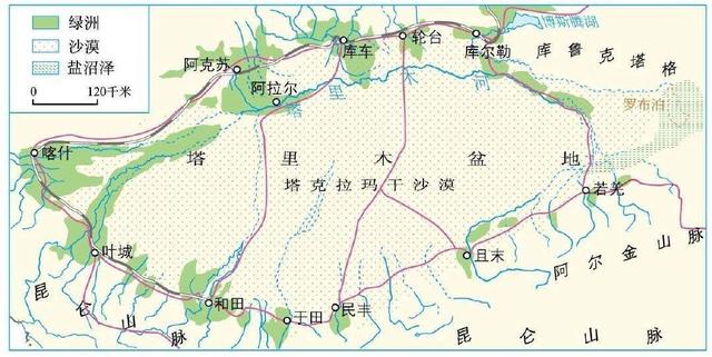 为什么塔里木盆地中聚落多分布在山麓而青藏地区多分布在河谷