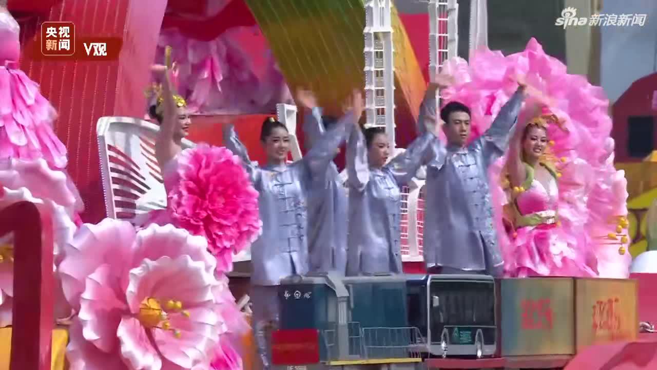 河南彩车 少林功夫天下闻花开盛世中原风 含视频 手机新浪网