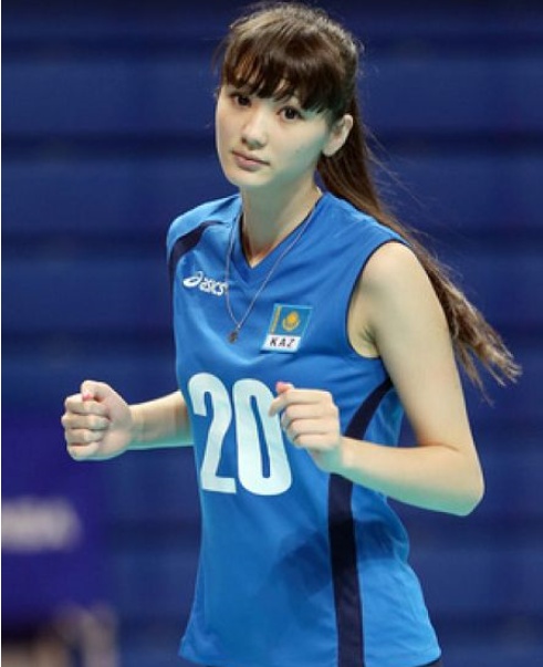 亚洲女排第一美女莎宾娜23岁身高1米82如今成人气最高运动员