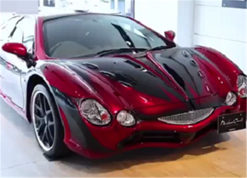 "暗红条纹"漆面的光冈大蛇,一二线城市难看到,国内上牌仅5台-新浪汽车