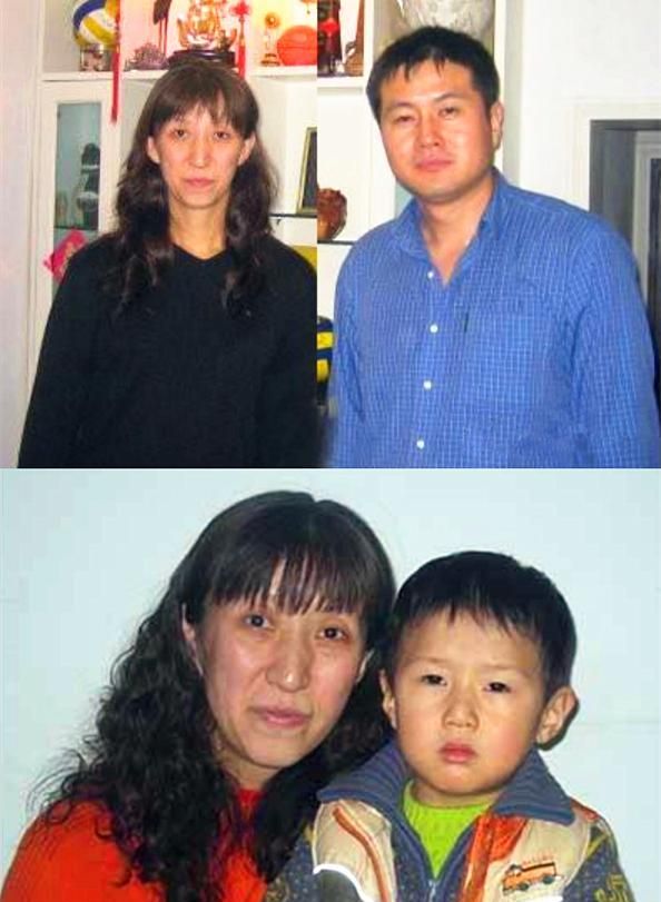 赖亚文与丈夫和儿子