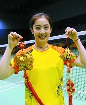 "谌龙妻子,羽毛球队运动员王适娴"