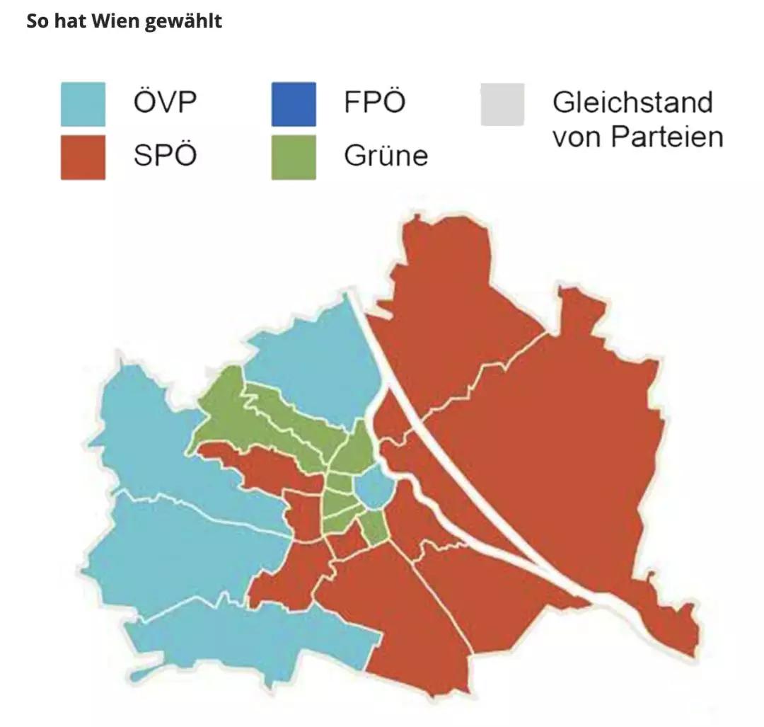 正文   grüner(绿党)增长最快   维也纳的最大赢家是绿党(grüner)