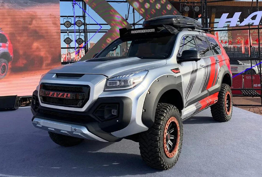 哈弗h9罗伦士改装版亮相外观太威猛霸气了是越野车该有的样