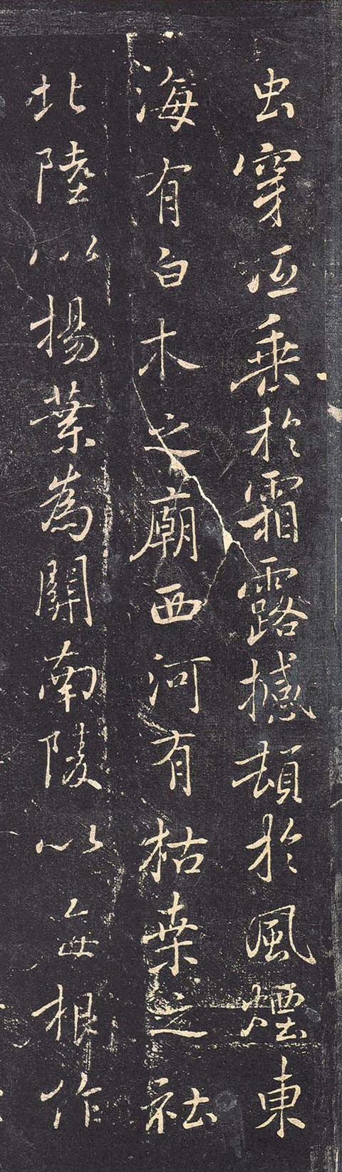 褚遂良行书枯树赋墨拓册高清大图