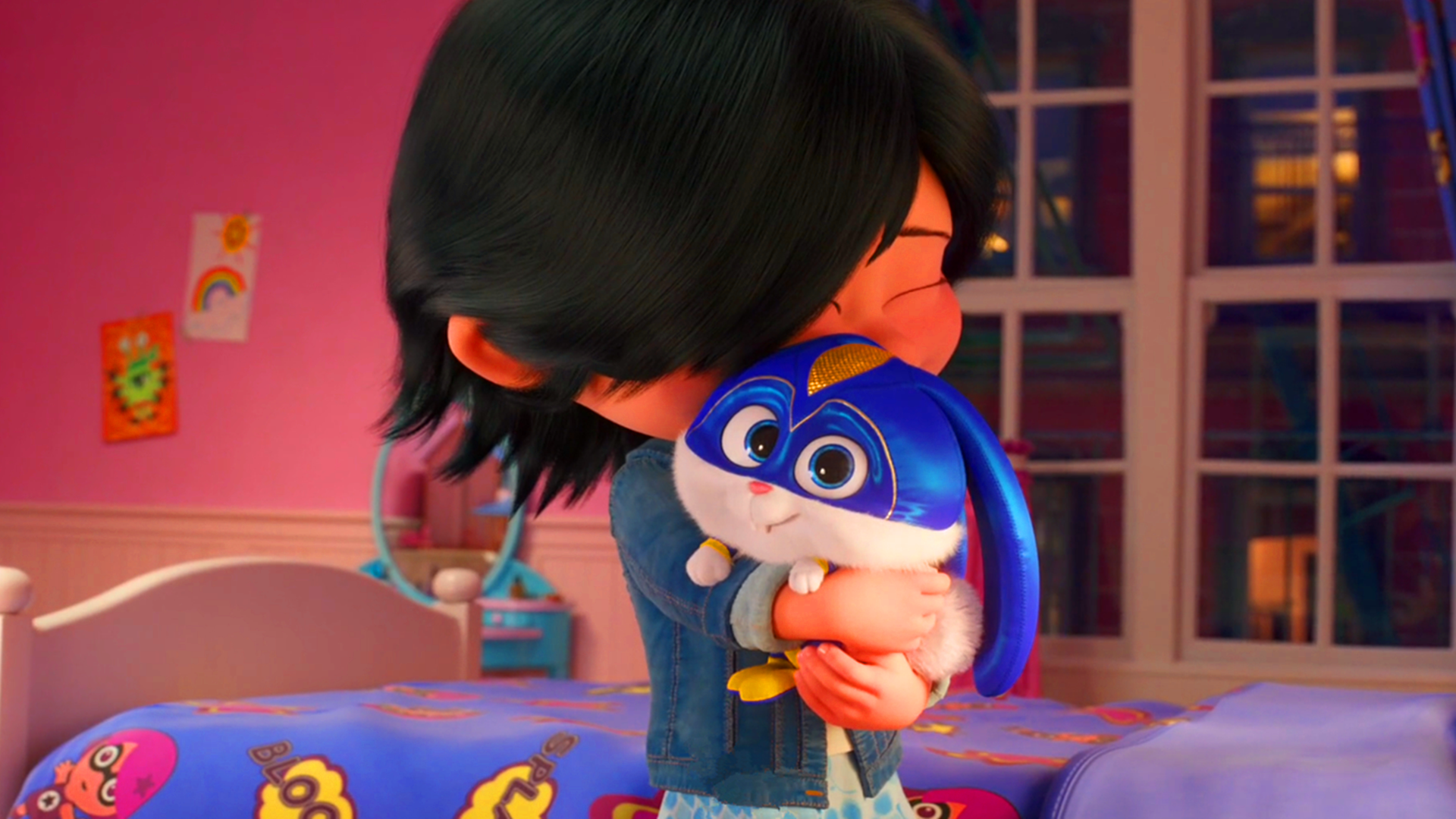 爱宠大机密当兔子骑上蝙蝠车变身蝙蝠侠它就是这条街的靓仔