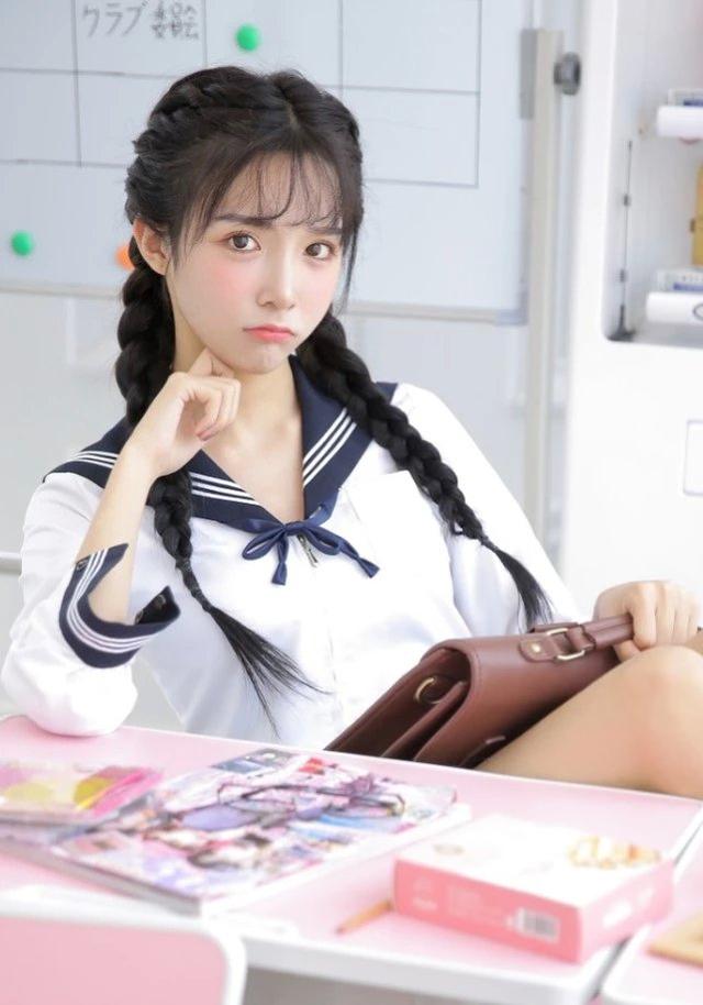 艾比到底有多美当看到他扎双麻花辫穿jk网友我恋爱了