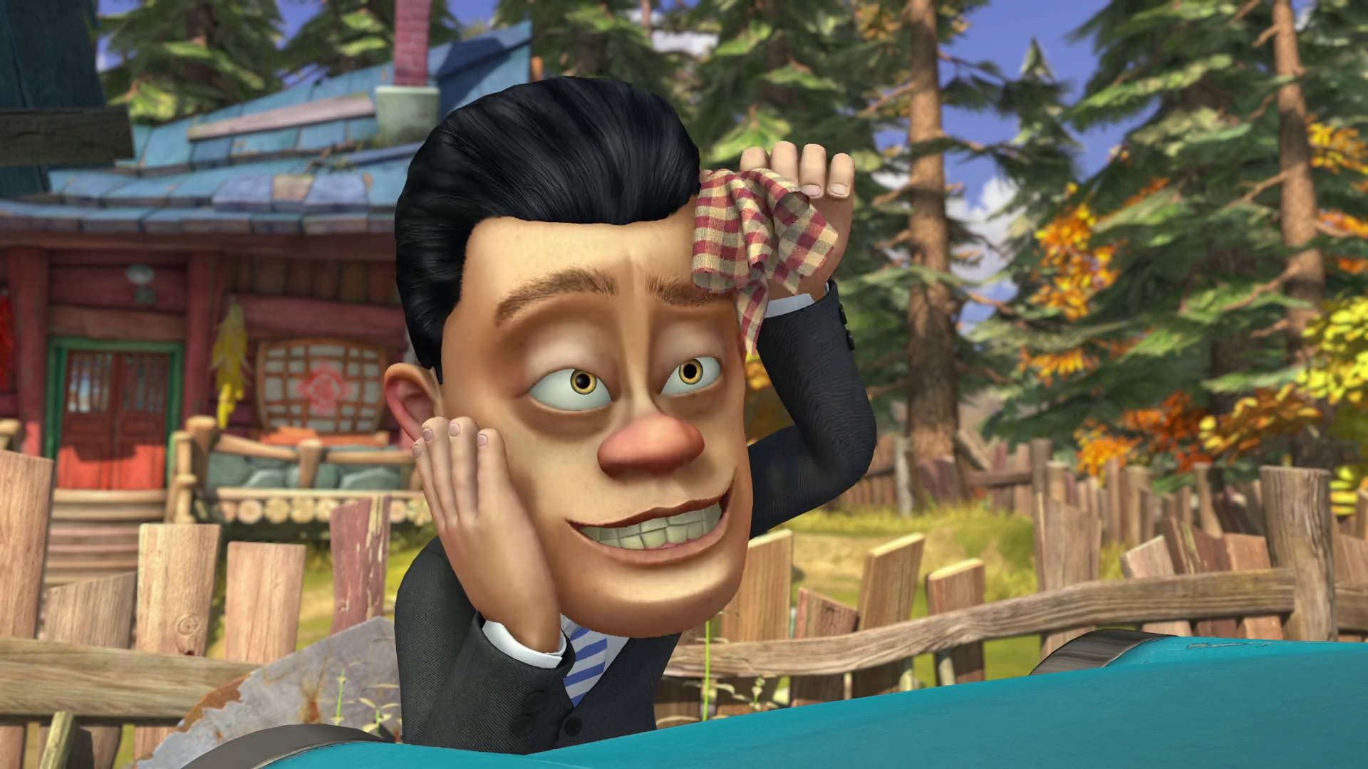 光头强为了头发而兽化?其实只要将强哥的模型变成他就好了