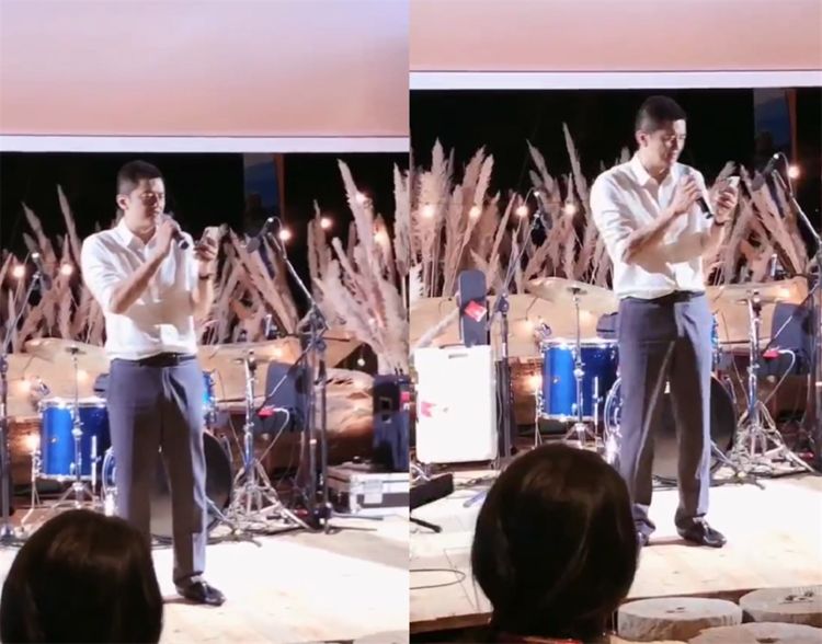 李亚鹏登台清唱歌曲声音醇厚,难怪能迎娶王菲,俘获新女友芳心