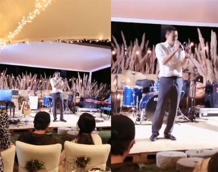 李亚鹏登台清唱歌曲声音醇厚,难怪能迎娶王菲,俘获新女友芳心