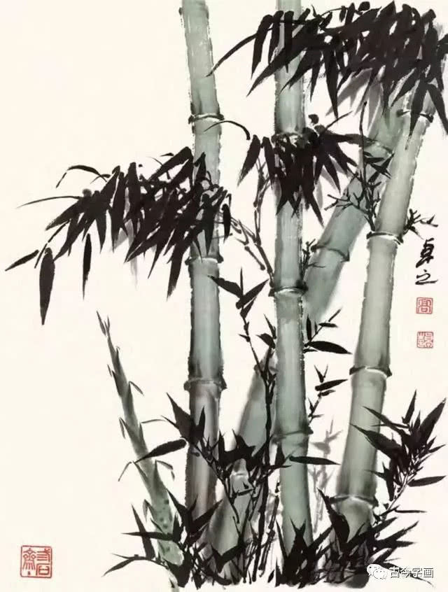 名家教你画竹,从简单画起