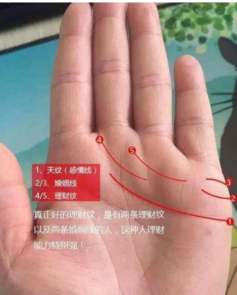 这种手相的人财运滚滚来命中注定一生衣食无忧大富大贵