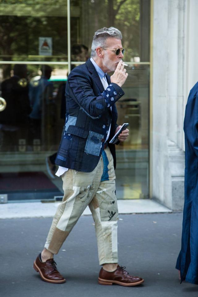 个子矮怎么了 看老潮人nick大叔教你绅士穿搭