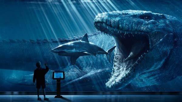 弓头鲸vs巨齿鲨图片