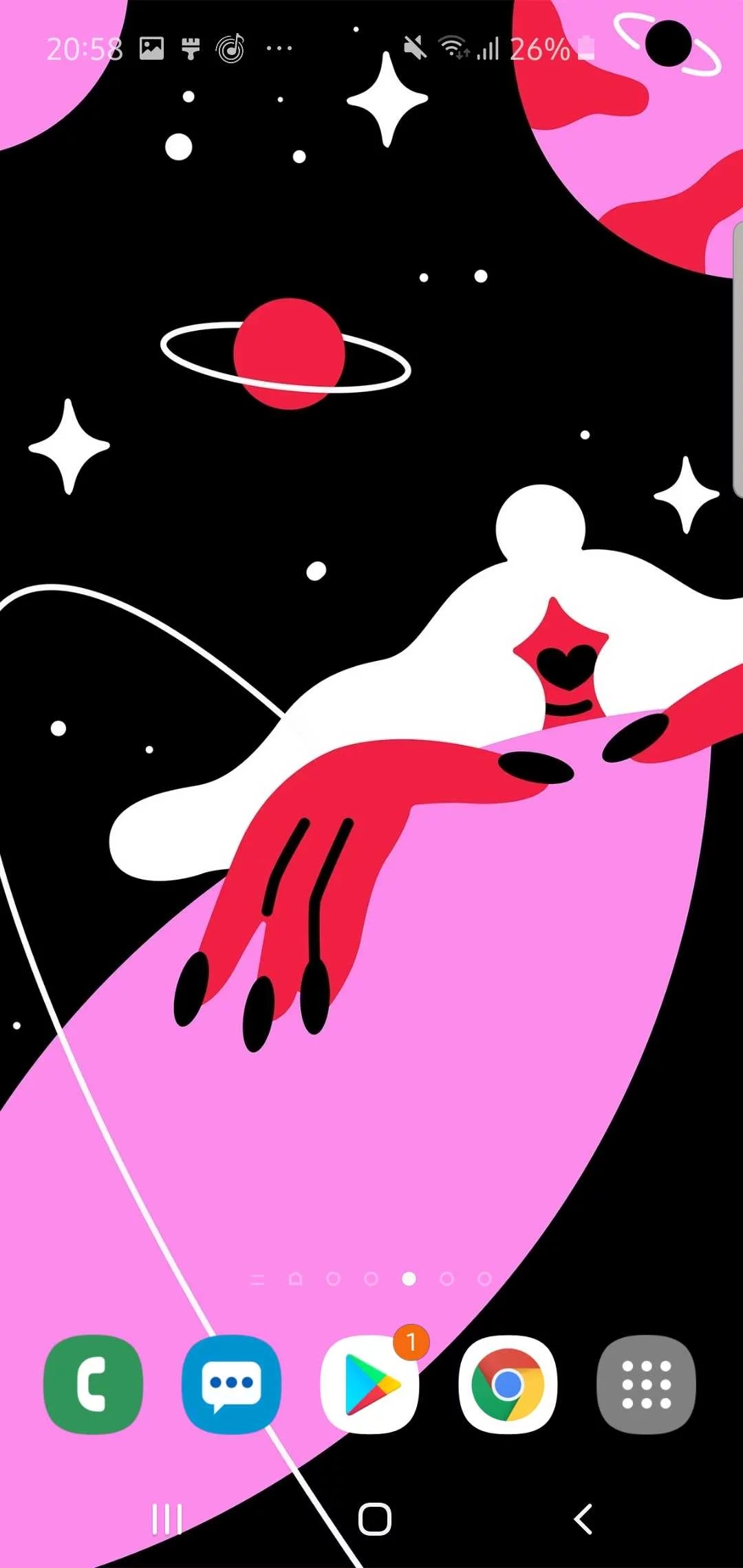 三星推出以太空为主题的galaxy s10,galaxy note 10挖孔壁纸