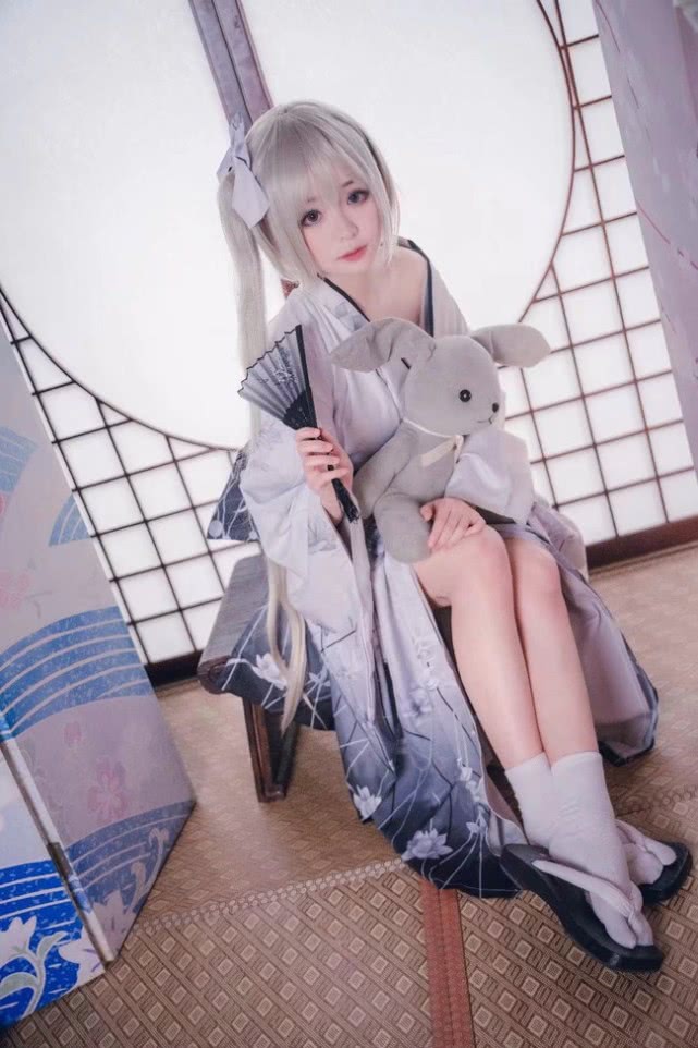缘之空可爱cos穹妹浴衣和服