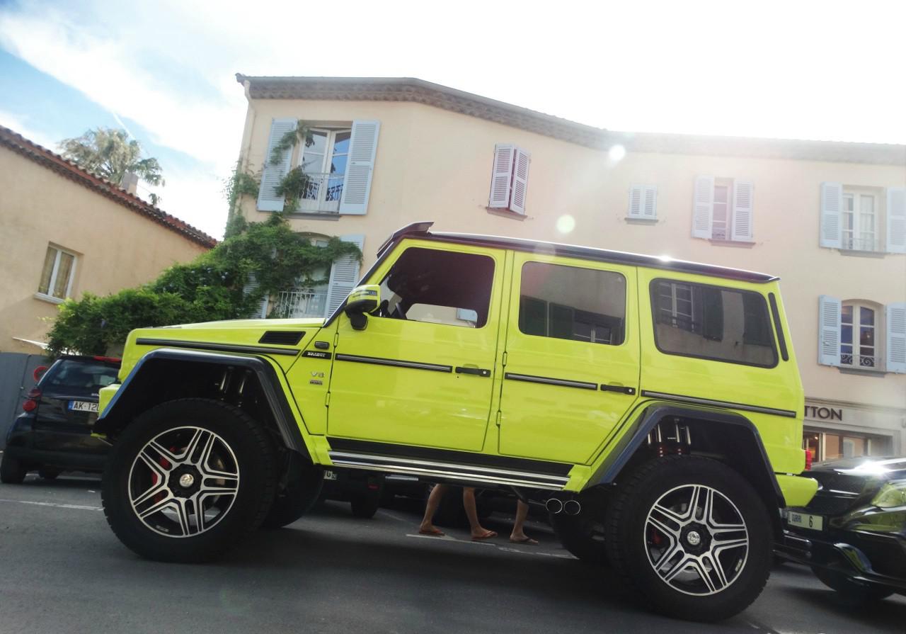 奔驰G 500 4X4² Brabus，好漂亮！