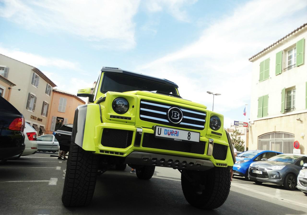 奔驰G 500 4X4² Brabus，好漂亮！