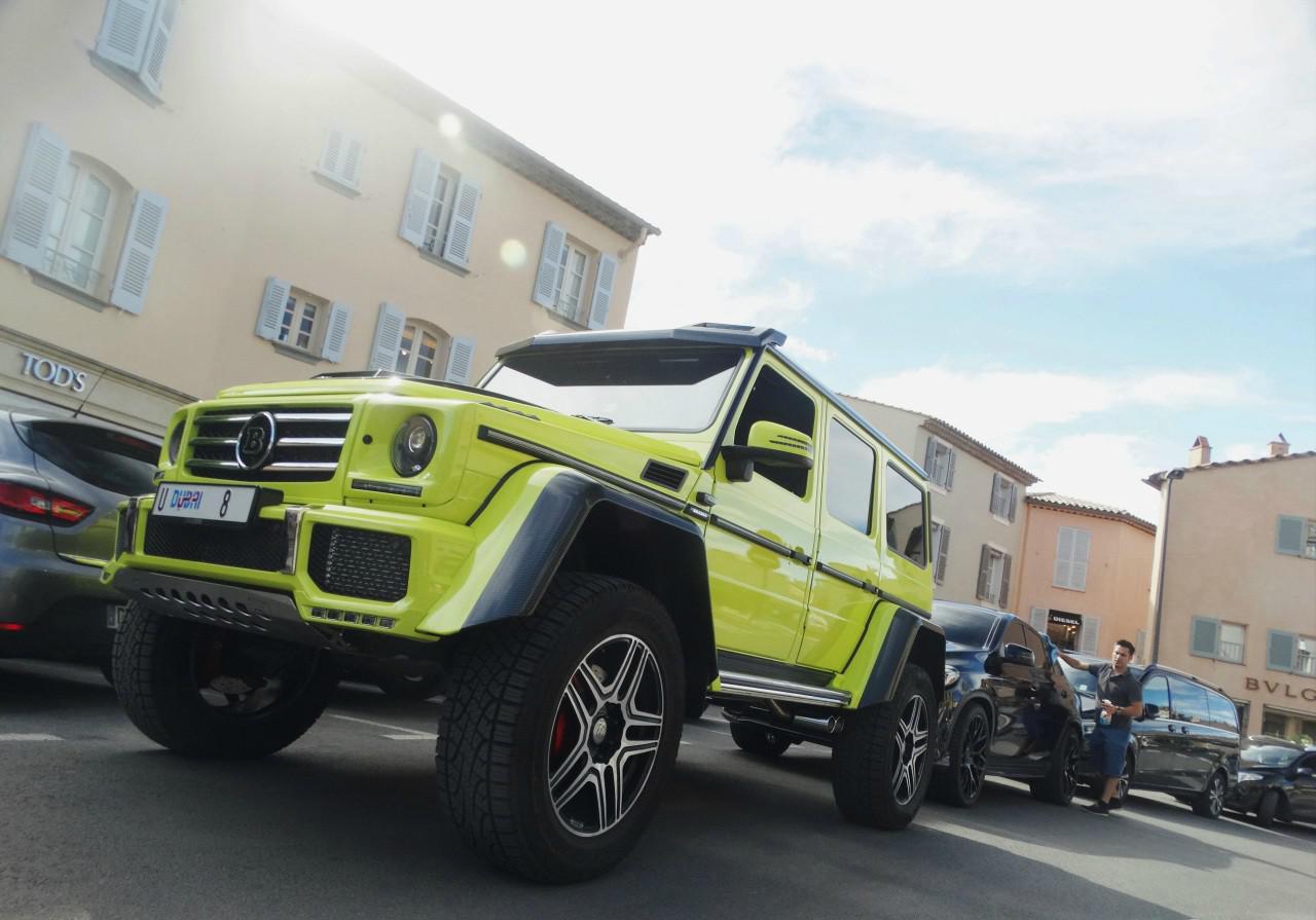 奔驰G 500 4X4² Brabus，好漂亮！