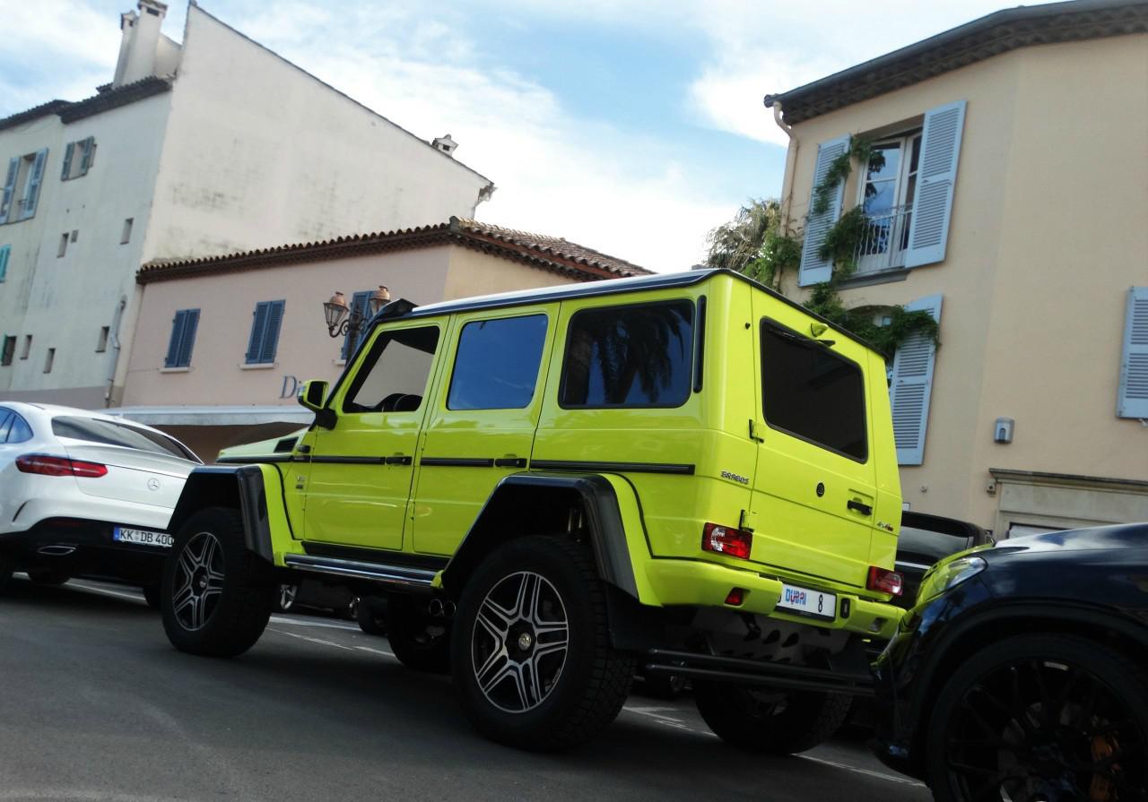 奔驰G 500 4X4² Brabus，好漂亮！