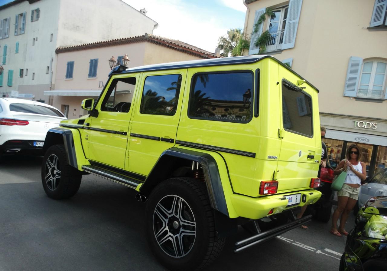 奔驰G 500 4X4² Brabus，好漂亮！