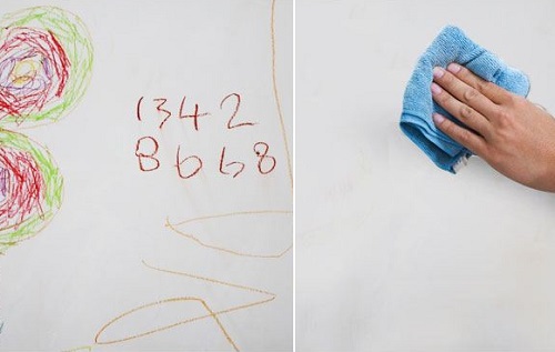 蜡笔画墙纸上怎么擦掉 墙纸清洁要注意什么