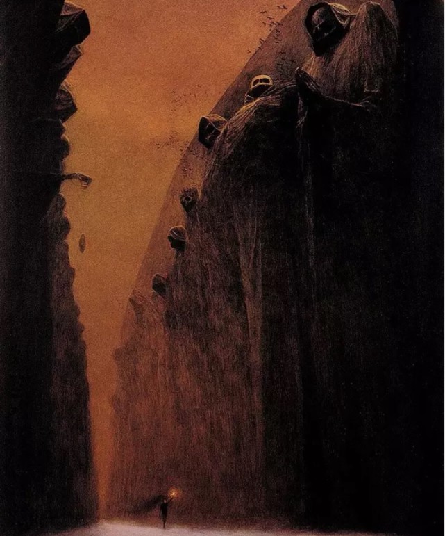 这一组绘画,是关于生与死亡的,看懂的人少,能理解的人不多|死亡