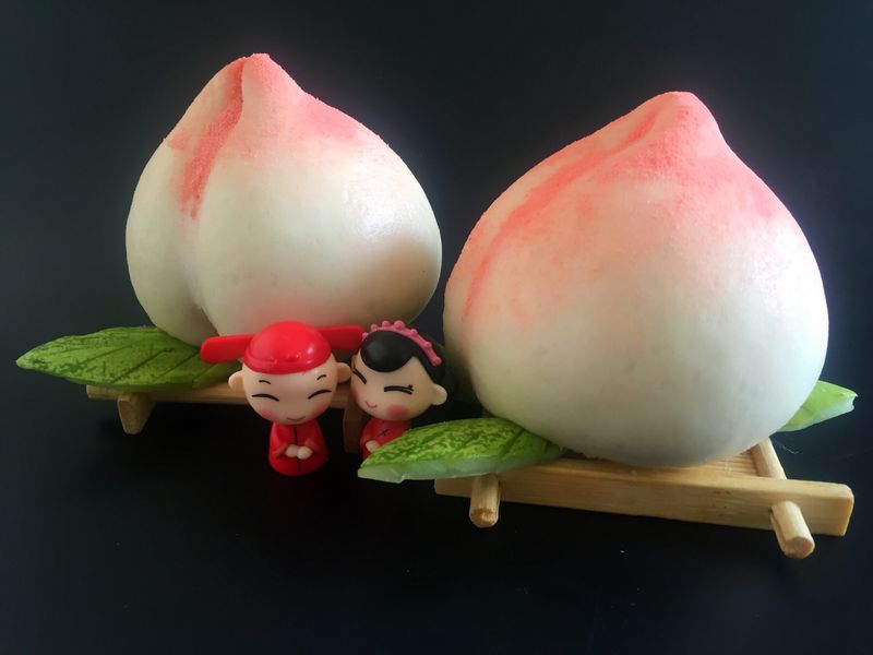 今日重阳,教你2种方法做寿桃,造型逼真还好吃,送给老人寓意好