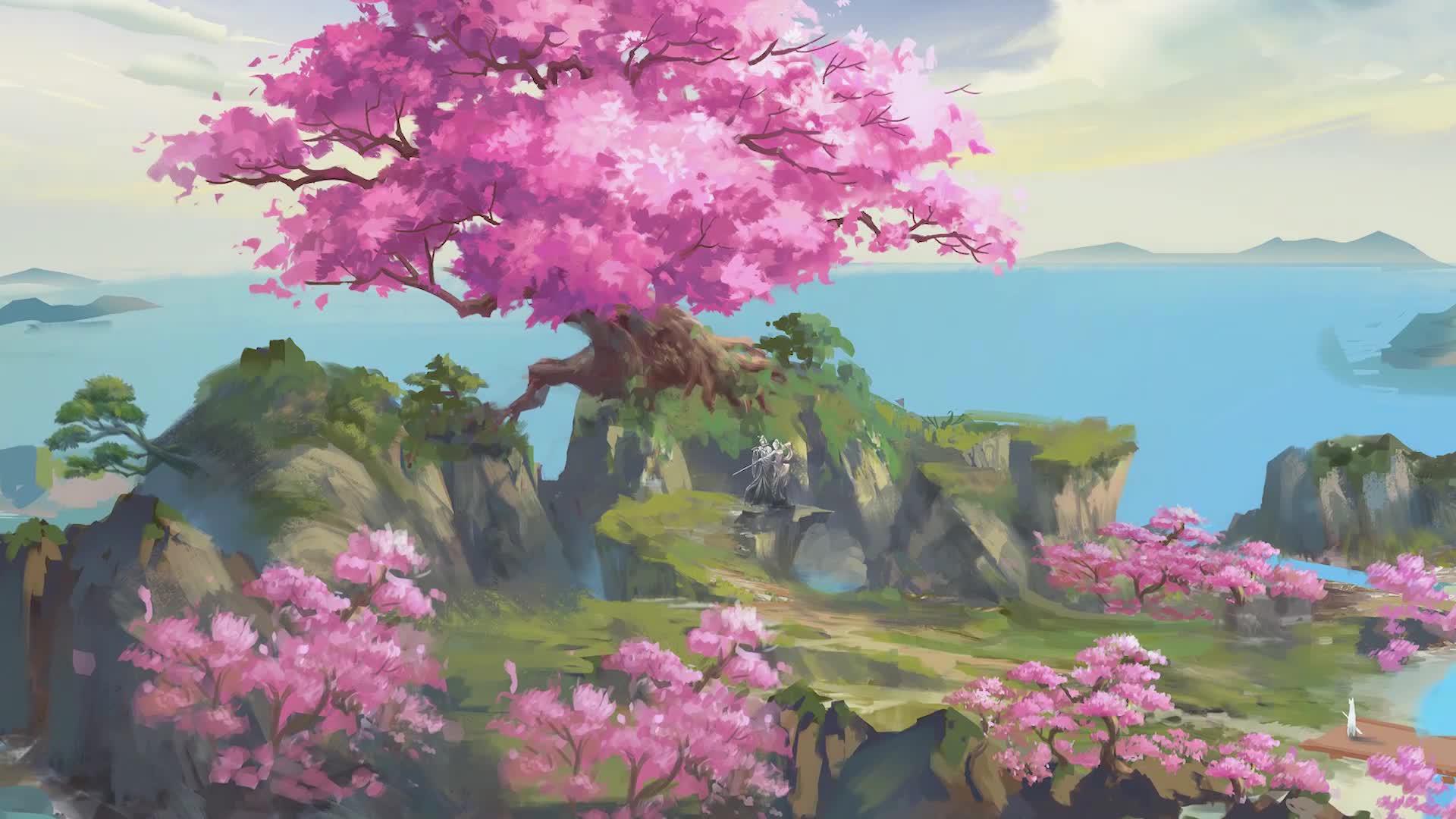 徐鲤作曲陈悦演奏 新天龙八部桃花岛场景音乐