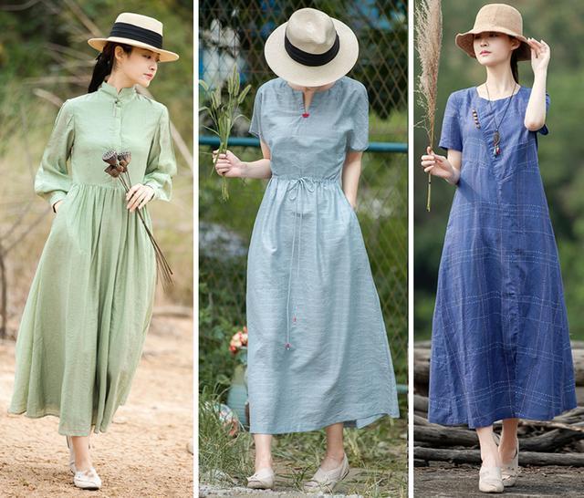 夏末初秋穿什么衣服,建议多穿"棉麻装",给你朴素低调的美