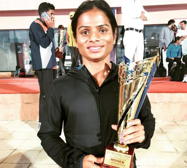 女飞人杜蒂夺得印度田径赛200米冠军