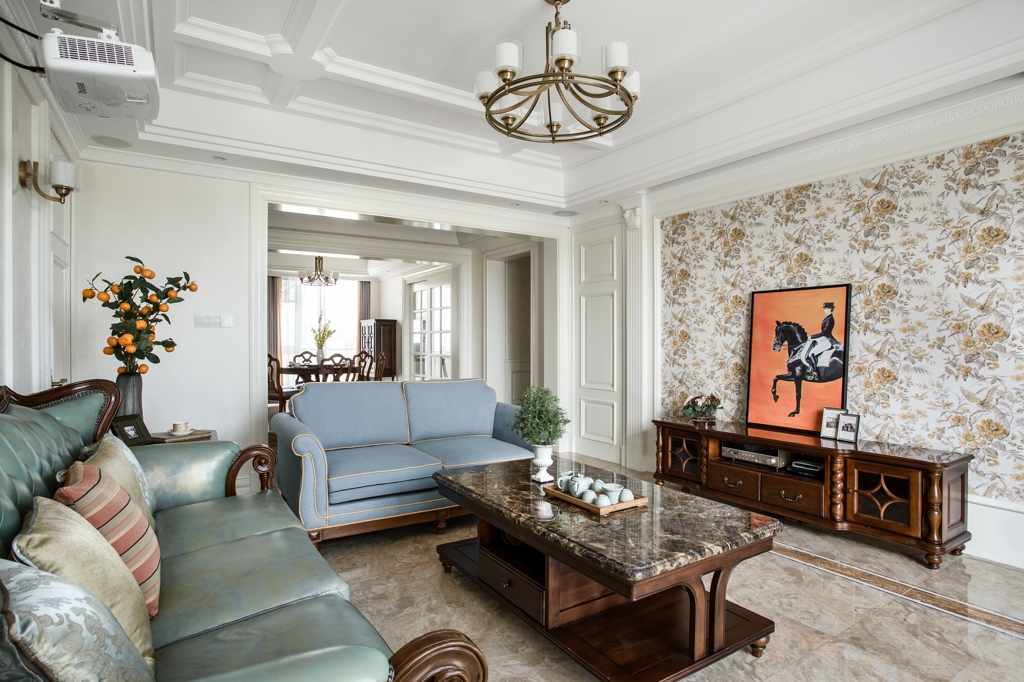 成都180平美式欧式混搭设计,最美的年华 遇见最好的爱人