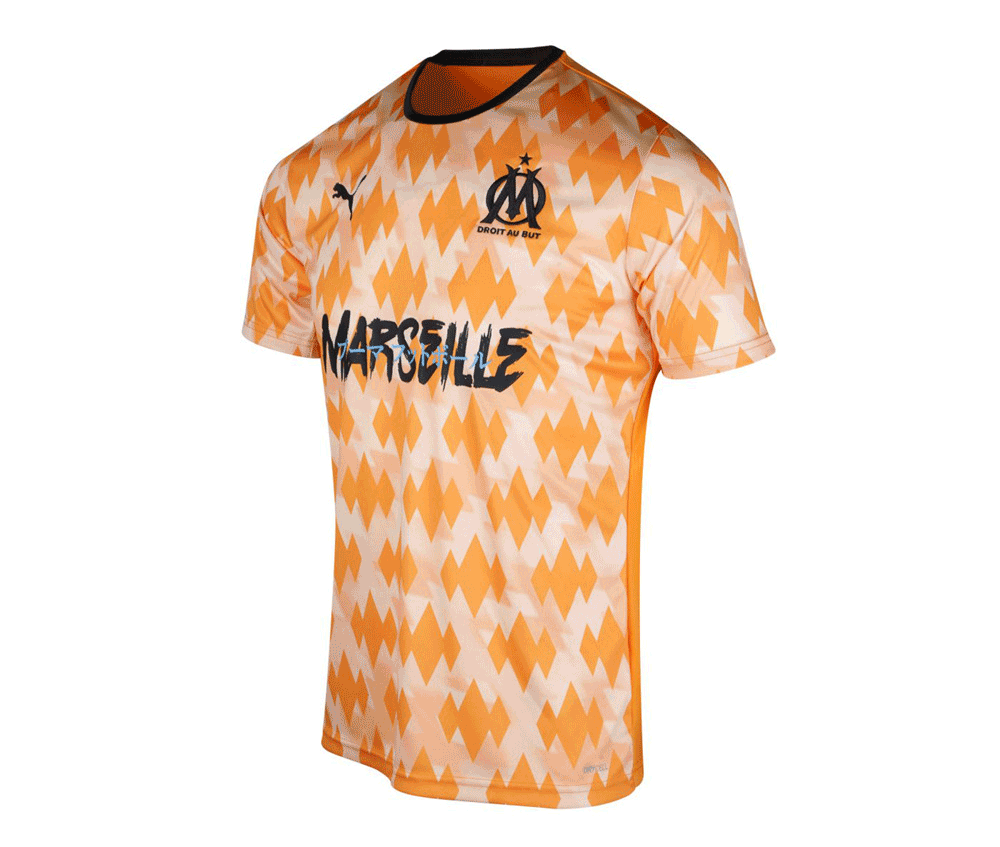 puma为马赛推出"influence jersey"系列|马赛|球衣|手写体_新浪新闻