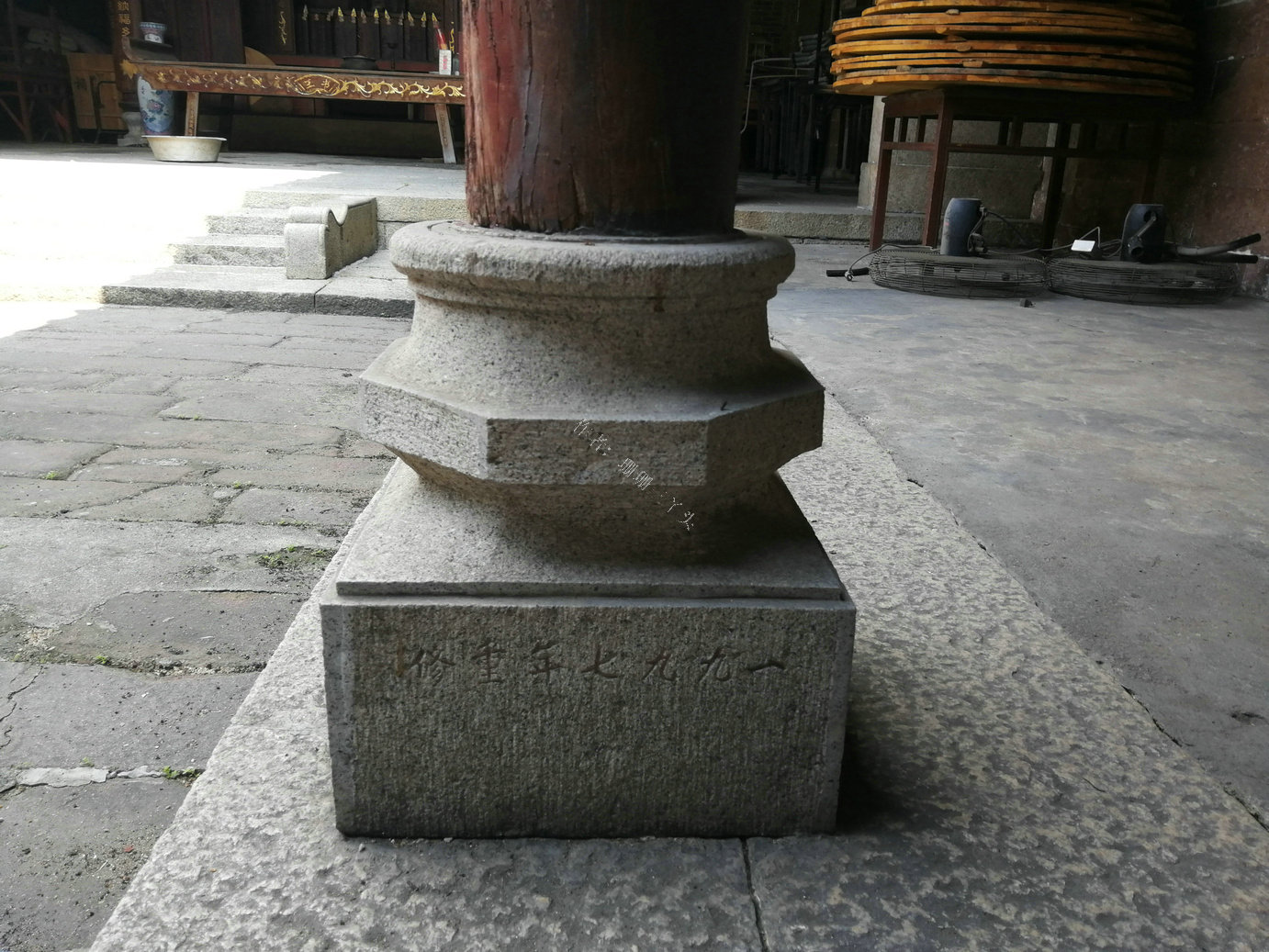 广州一座古建筑内的“柱础石”：“6种”不同形态，是珍贵艺术品