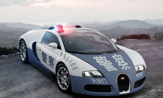 中国也有超跑警车身披霸气警服迪拜警车也不够看