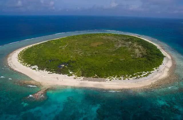 甘泉岛地处西沙永乐环礁,陆地面积0.