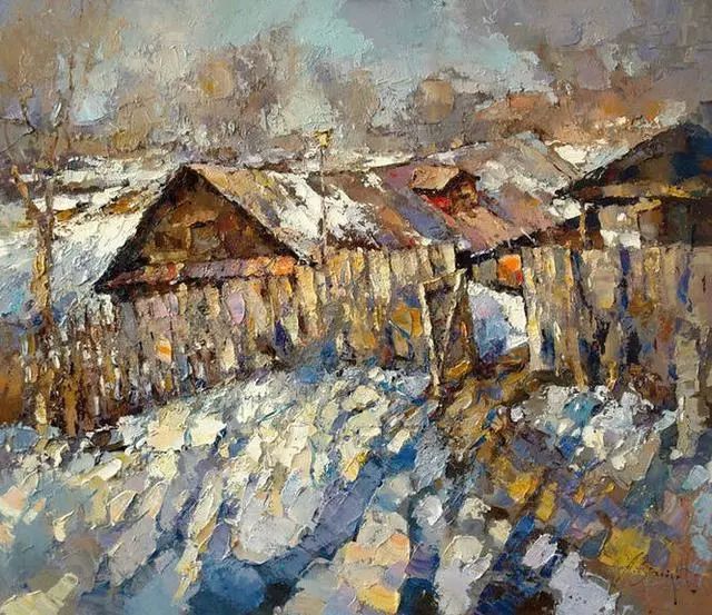 俄罗斯画家alexeiantonov的风景油画欣赏