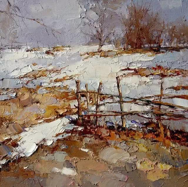 俄罗斯画家alexeiantonov的风景油画欣赏