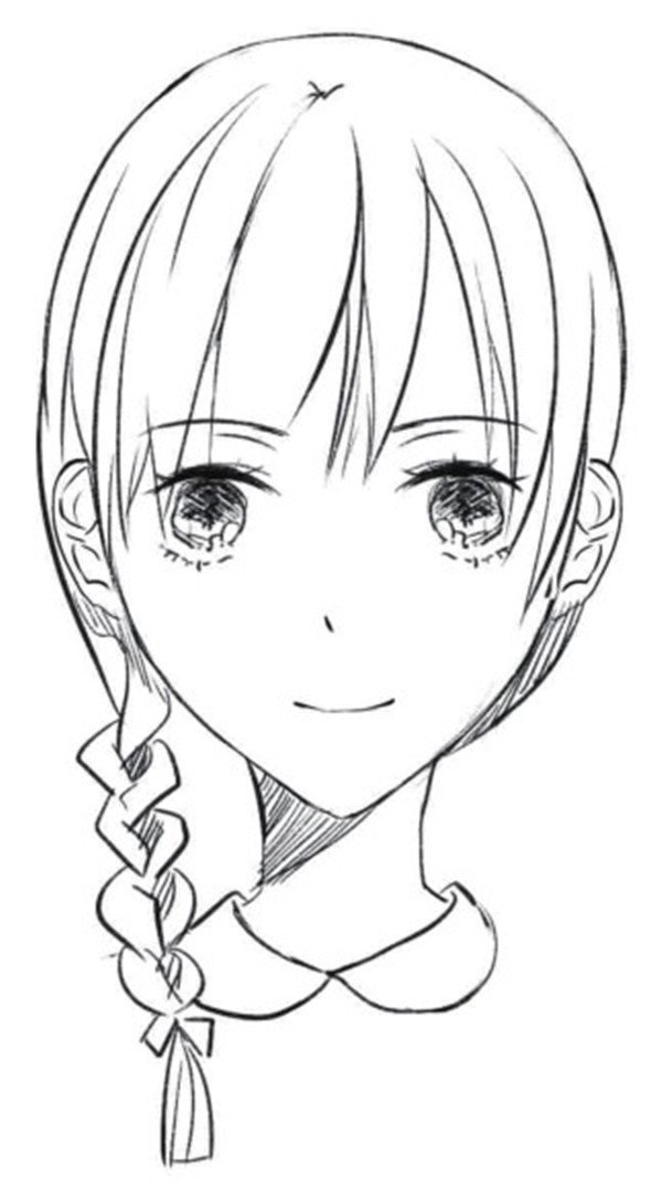 动漫人物头部画法教程!