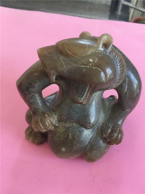 漢代 太平有象置物 古玉和田玉籽料 中国美術骨董工芸収蔵品 漢代 太平