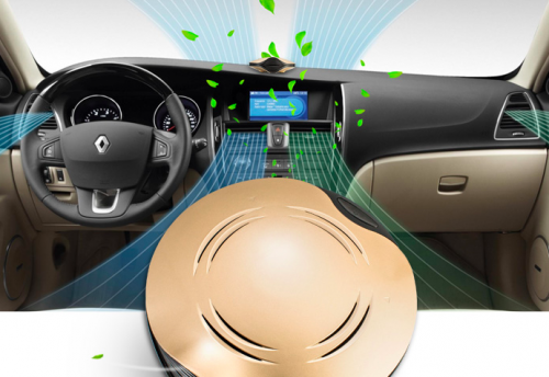 新汽车尾气污染超标治理驾车行驶车载空气净化器有用吗