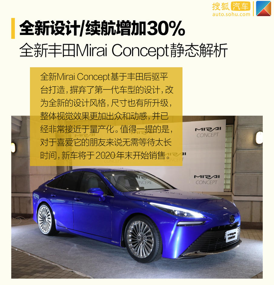 全新设计/续航增加30% 全新丰田Mirai Concept静态解析